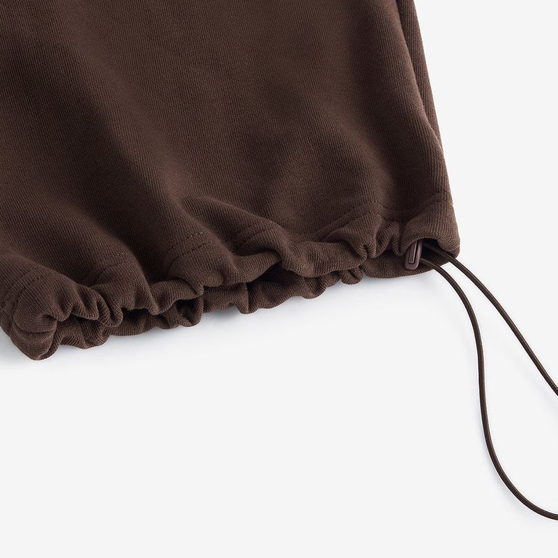 Jean Pocket Wide Pants Brown