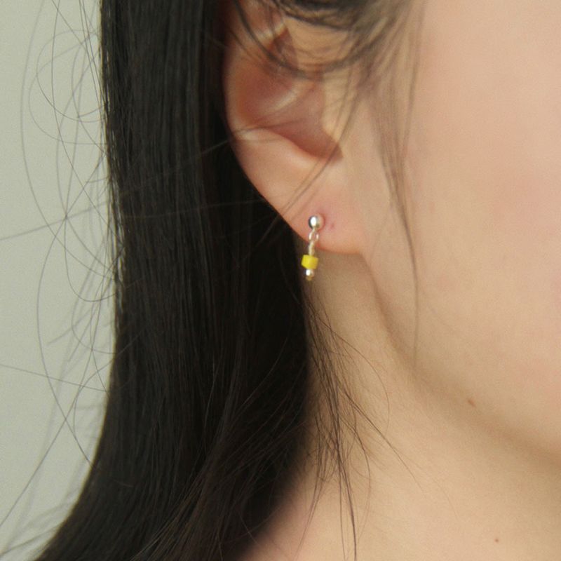 [CCNMADE] TINYⅠ Earring (7color)