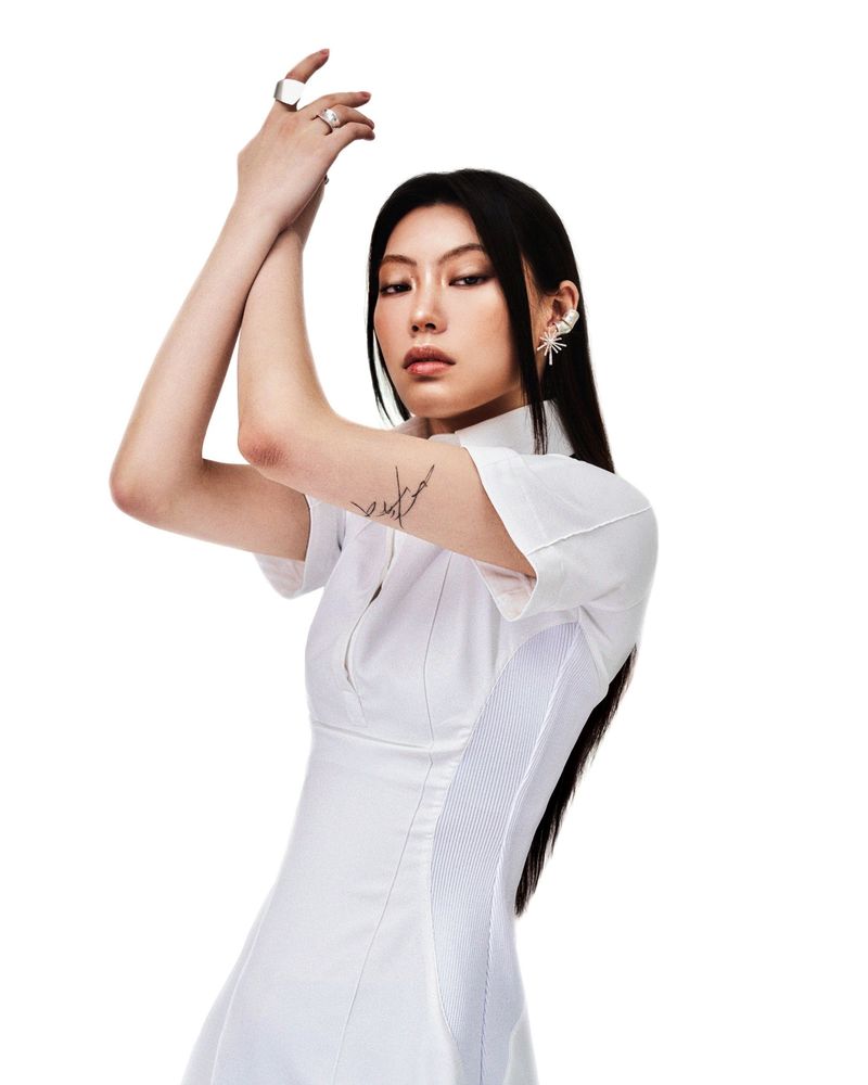 DOUBLE PIN-TUCK RIBBED MIX ONE PIECE