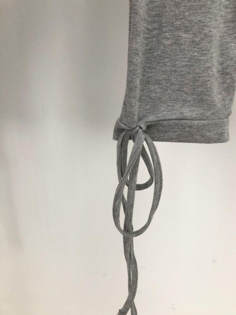 ribbon capri leggings