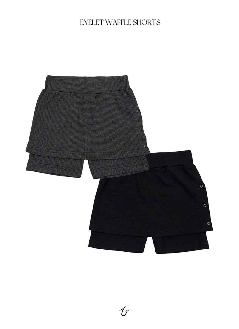 URBAN UNIQUE(アーバンユニーク)の「eyelet waffle shorts (2color)(Pants)」