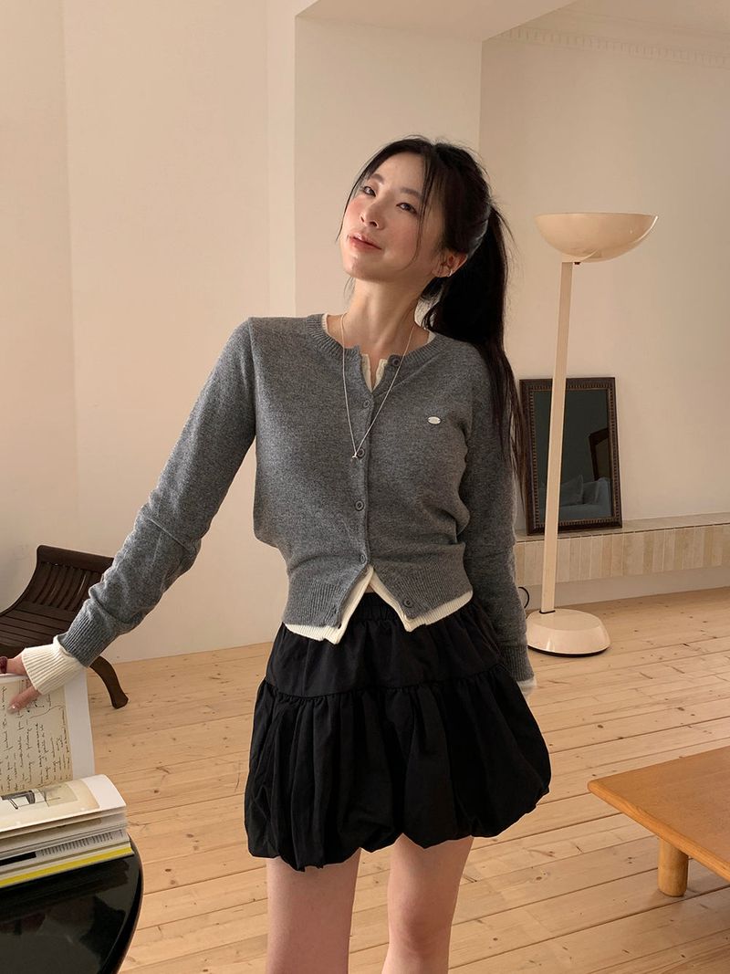 [MADE] MIETTE CASHMERE ROUND CARDIGAN