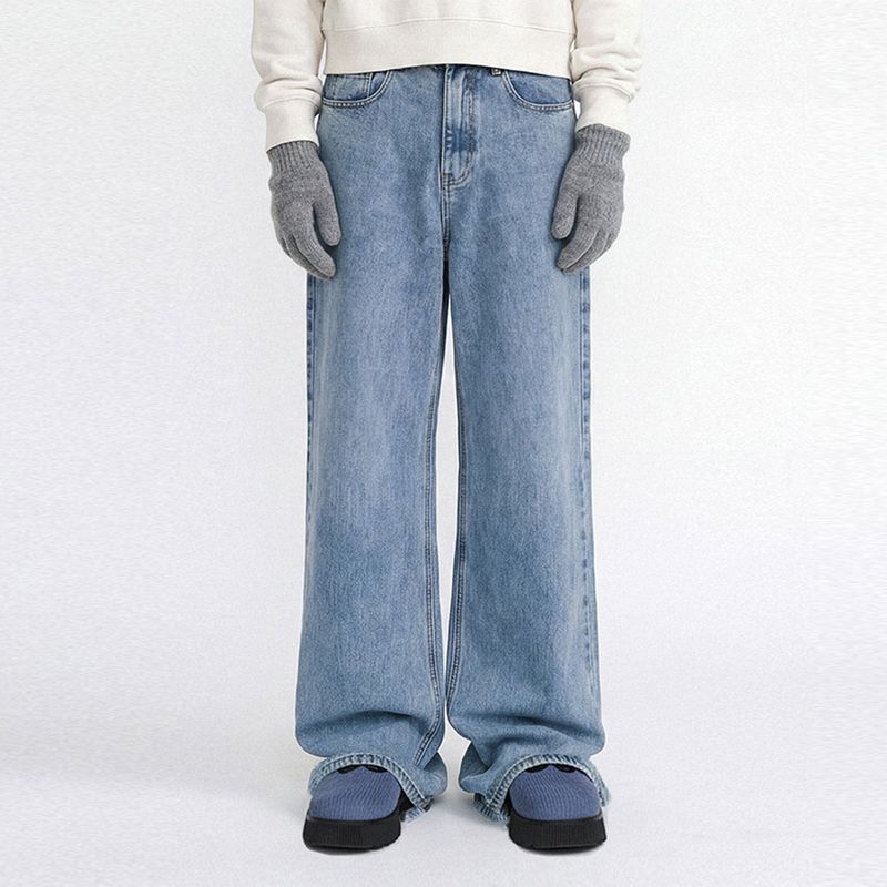 NTET(エヌティーイーティー)の「Basic denim pants (light blue)(Pants)」