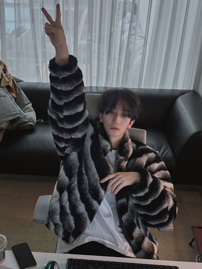 [Premium] Leopard Wave Fur Jumper (2color)