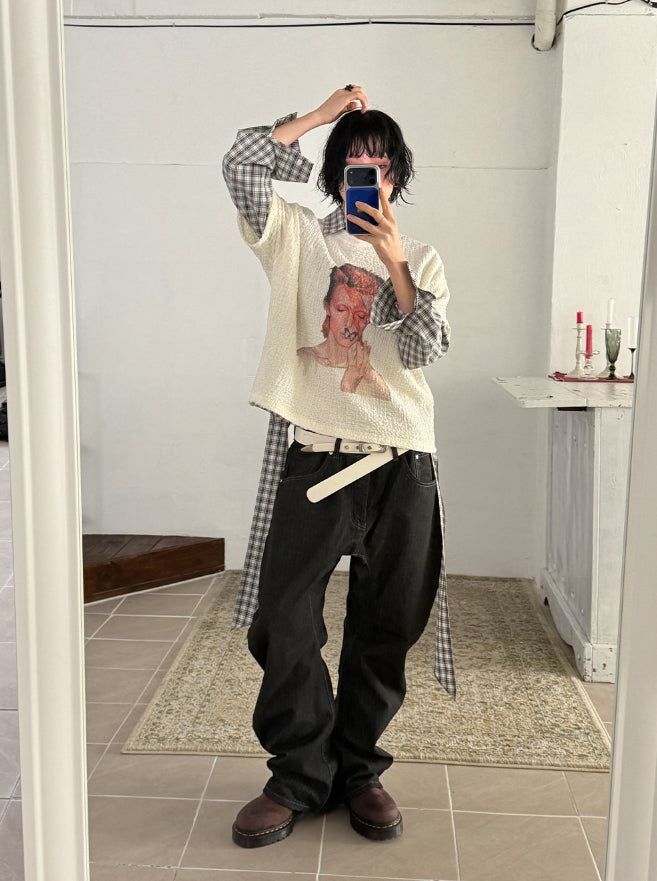 SIDE STRAP CHECK SHIRT