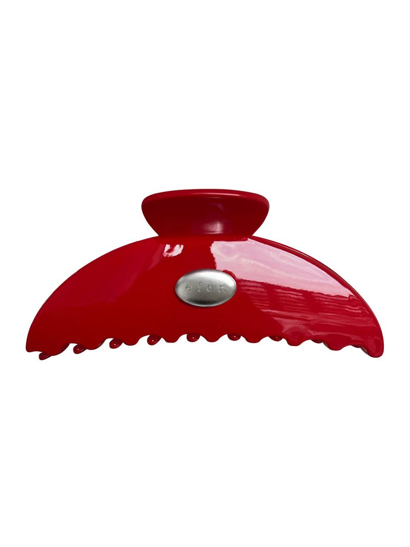 Logo Button Hair Clip L