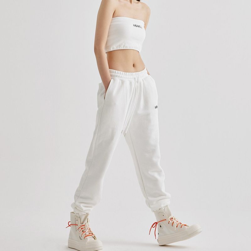 Signature Logo pants White