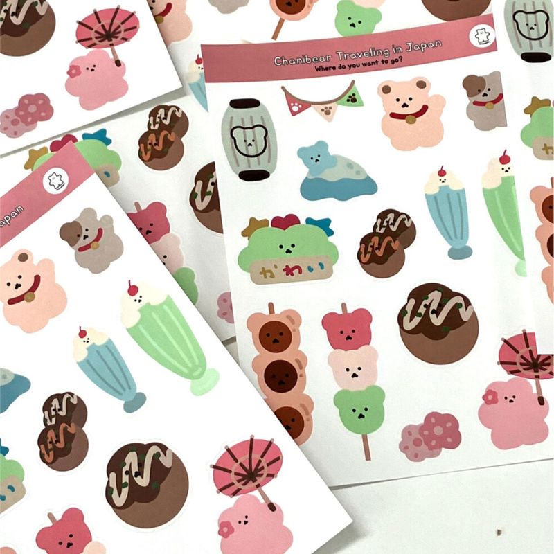 Chanibearの「chanibear Traveling in Japan sticker(Smartphone Accessories)」