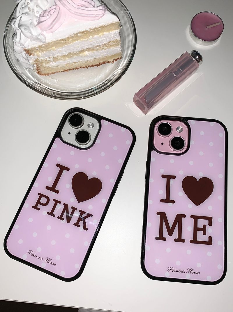 [custom] Love more glass phone case - standard(non-magsafe)