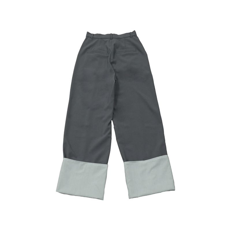 roll-up wide pants