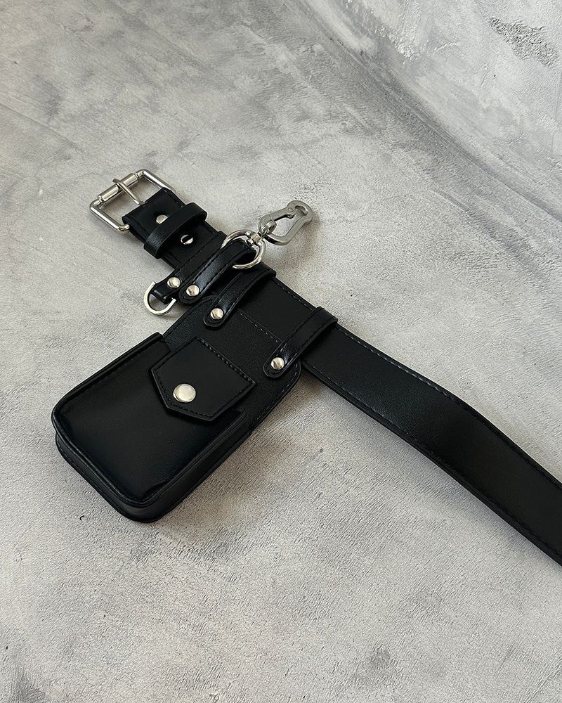 pocket key ring belt