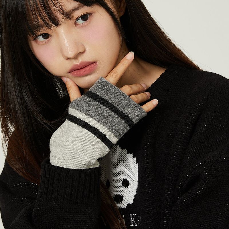 Stripe hand warmer