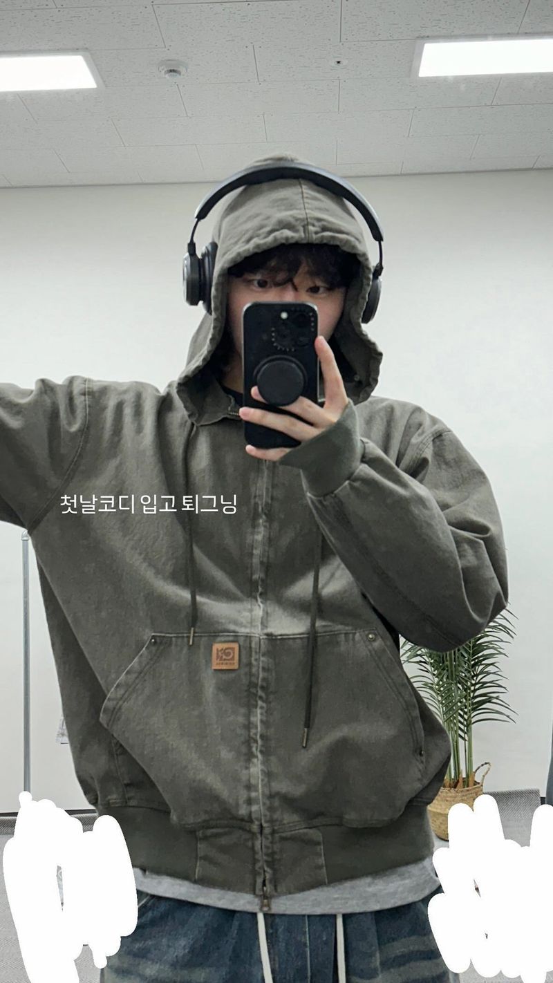 Cb Patch Work Hooded Jumper