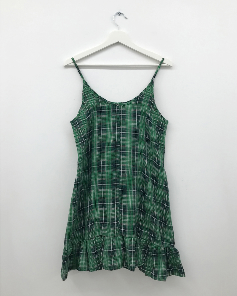 Tartan frill check dress (2color)