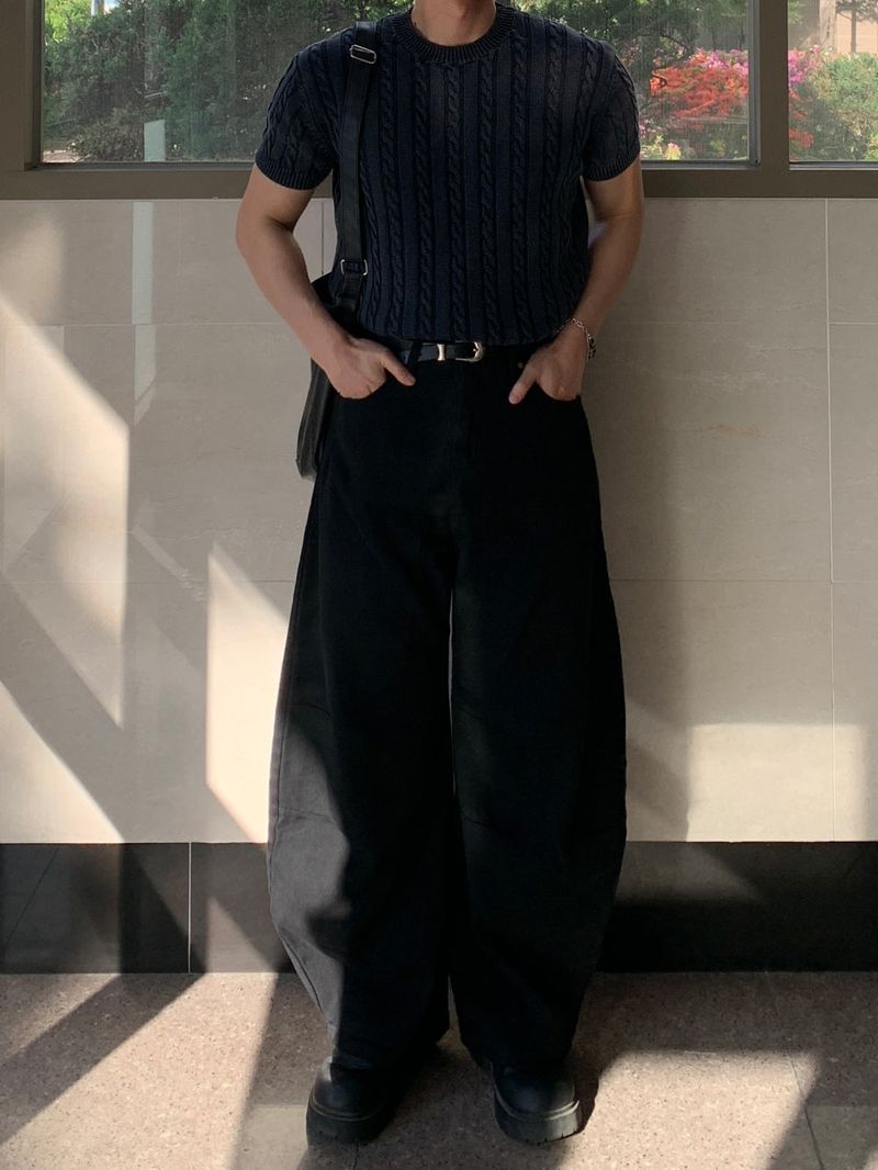 Alfor Pintuck Curved Dart Pants
