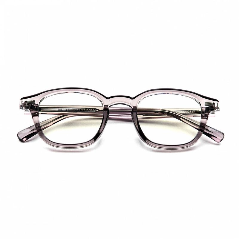 Horn-Trimmed Transparent Glasses Y.LAB 06 C07