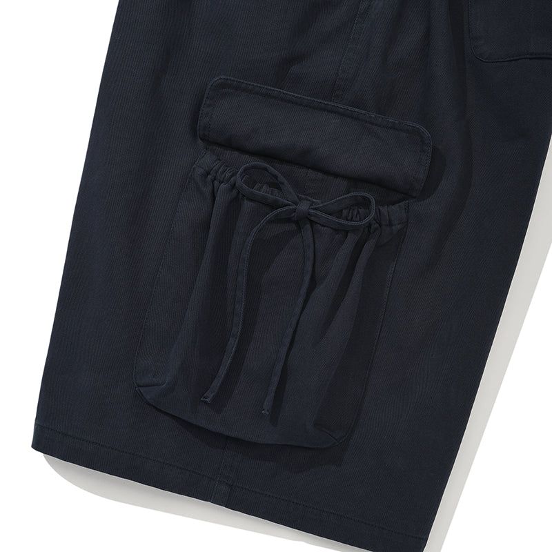 CARGO BERMUDA COTTON PANTS [NAVY]
