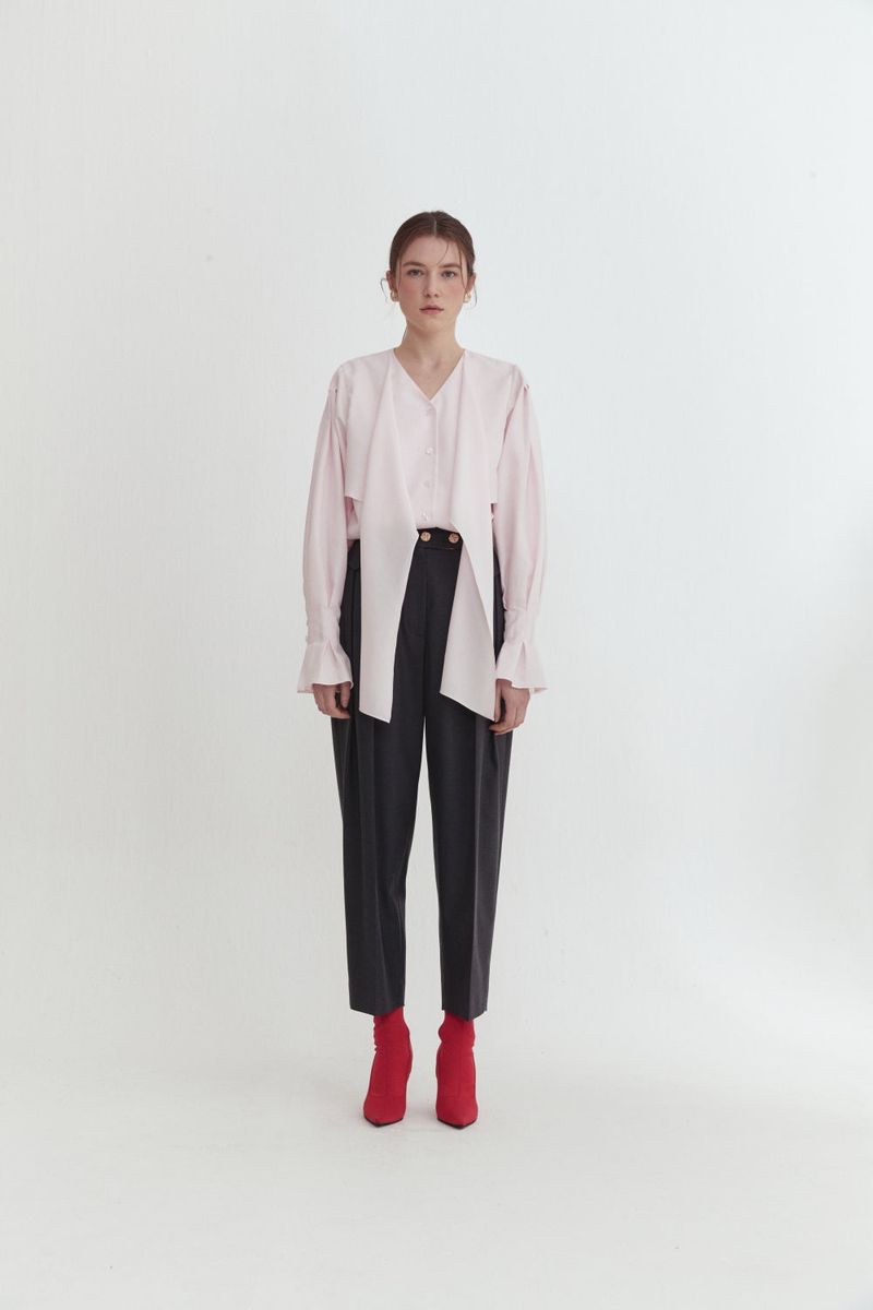 Gold button pants