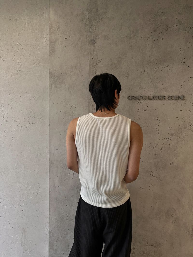 Cos waffle sleeveless