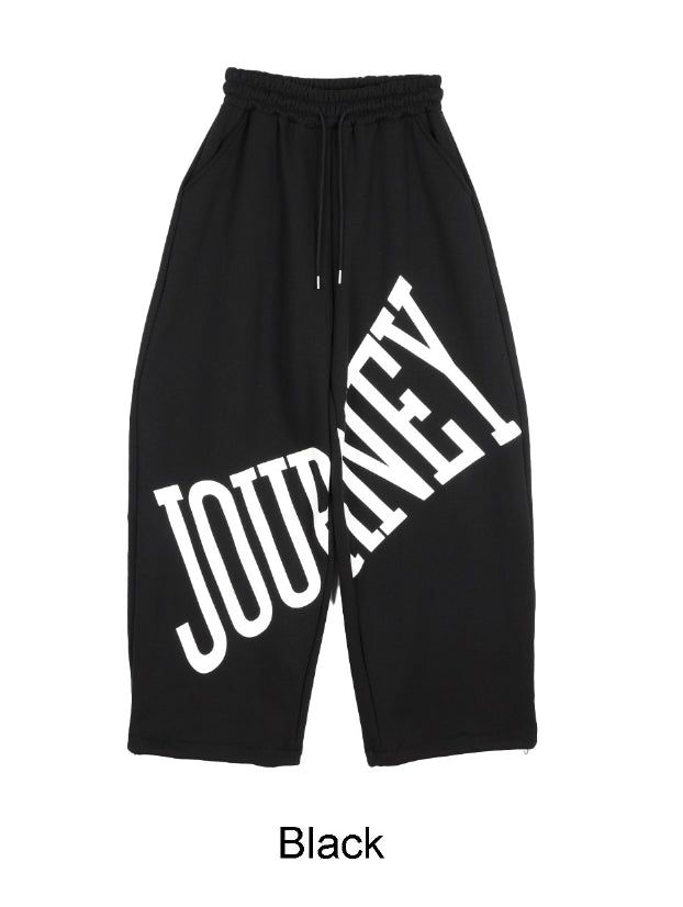 Journey Brushed Lettering Pants