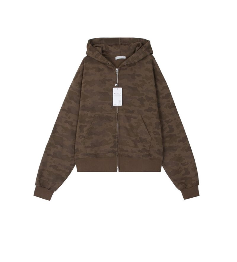 CAMO 2WAY SWEAT HOODIE (2C)