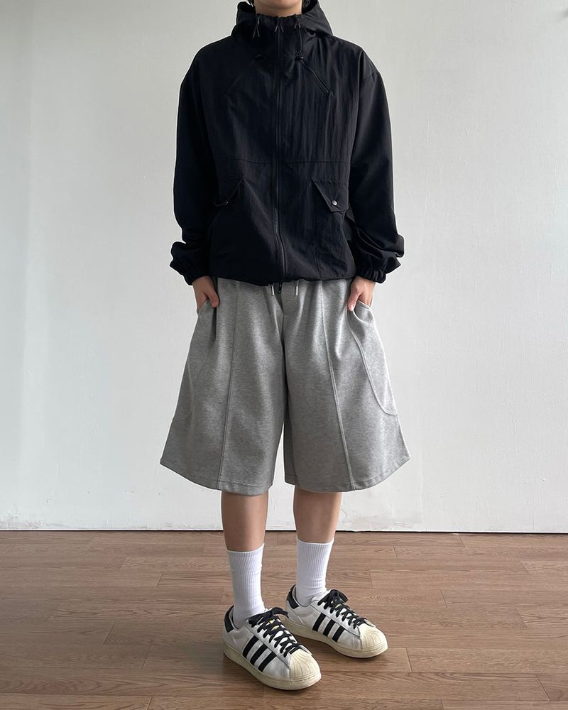 Util Zipper Hood Windbreaker