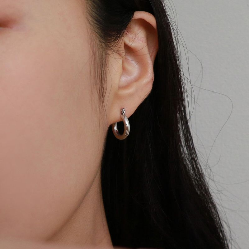 basic hoop earring