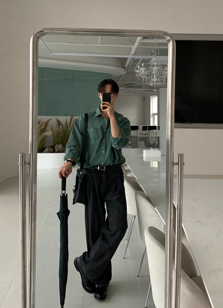 Wonderant Overfit Maximum One Pocket Pigment Shirt