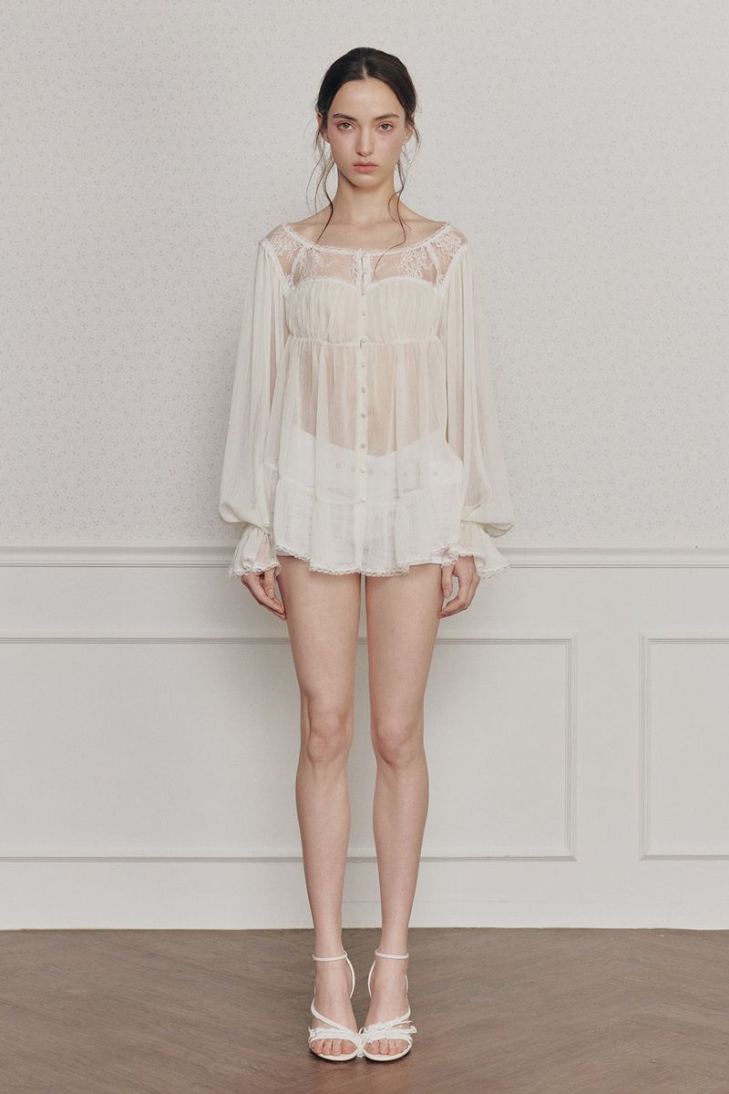 MOONRISE BLOUSE cream