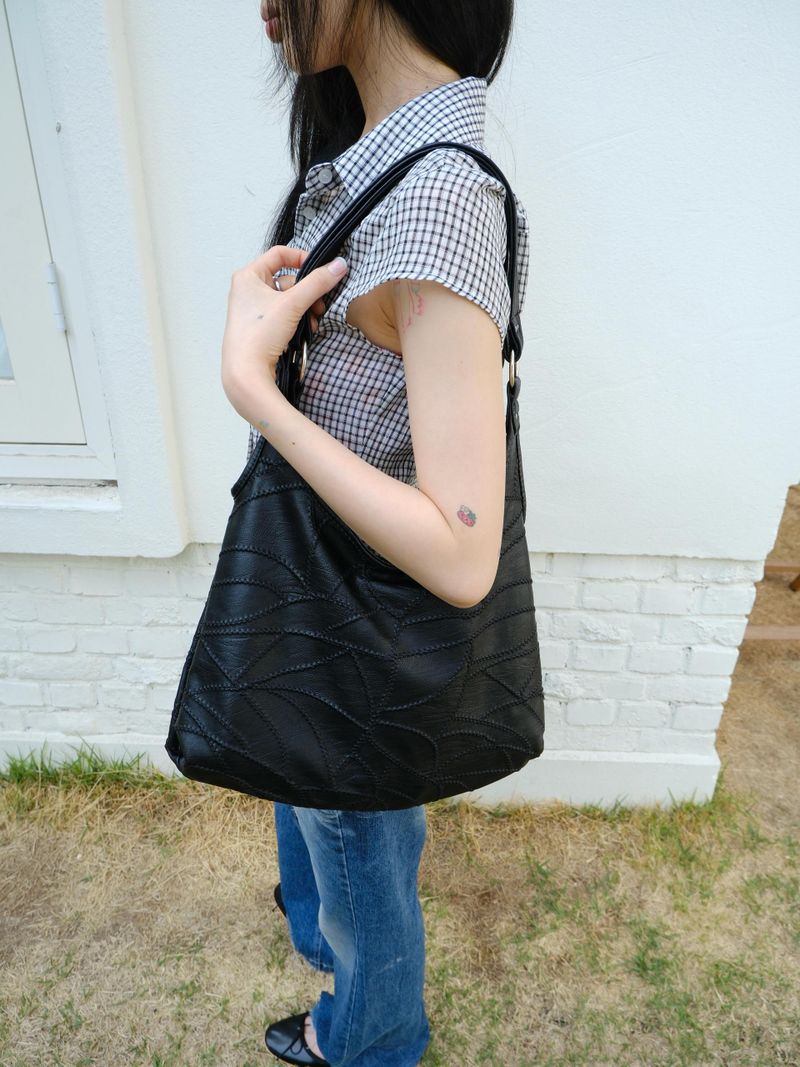patch shoulder bag