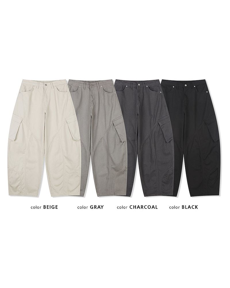 Raun Curved Cargo Wide Pants