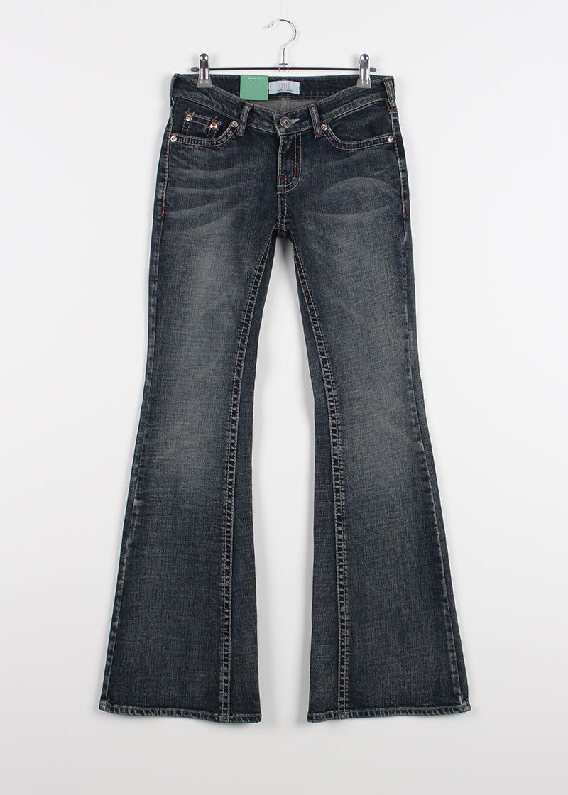 BETTY LOW BOOTS CUT DENIM