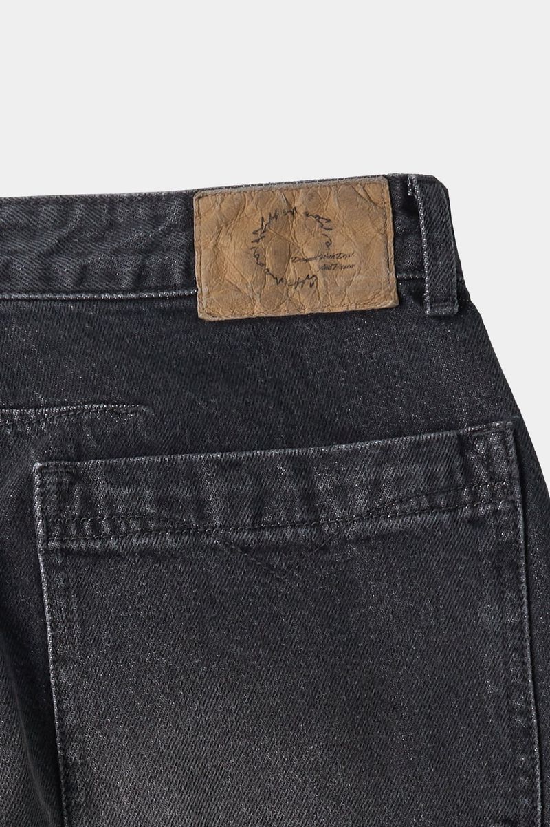 Incision Double Knee Carpenter Pants (Washed Black)