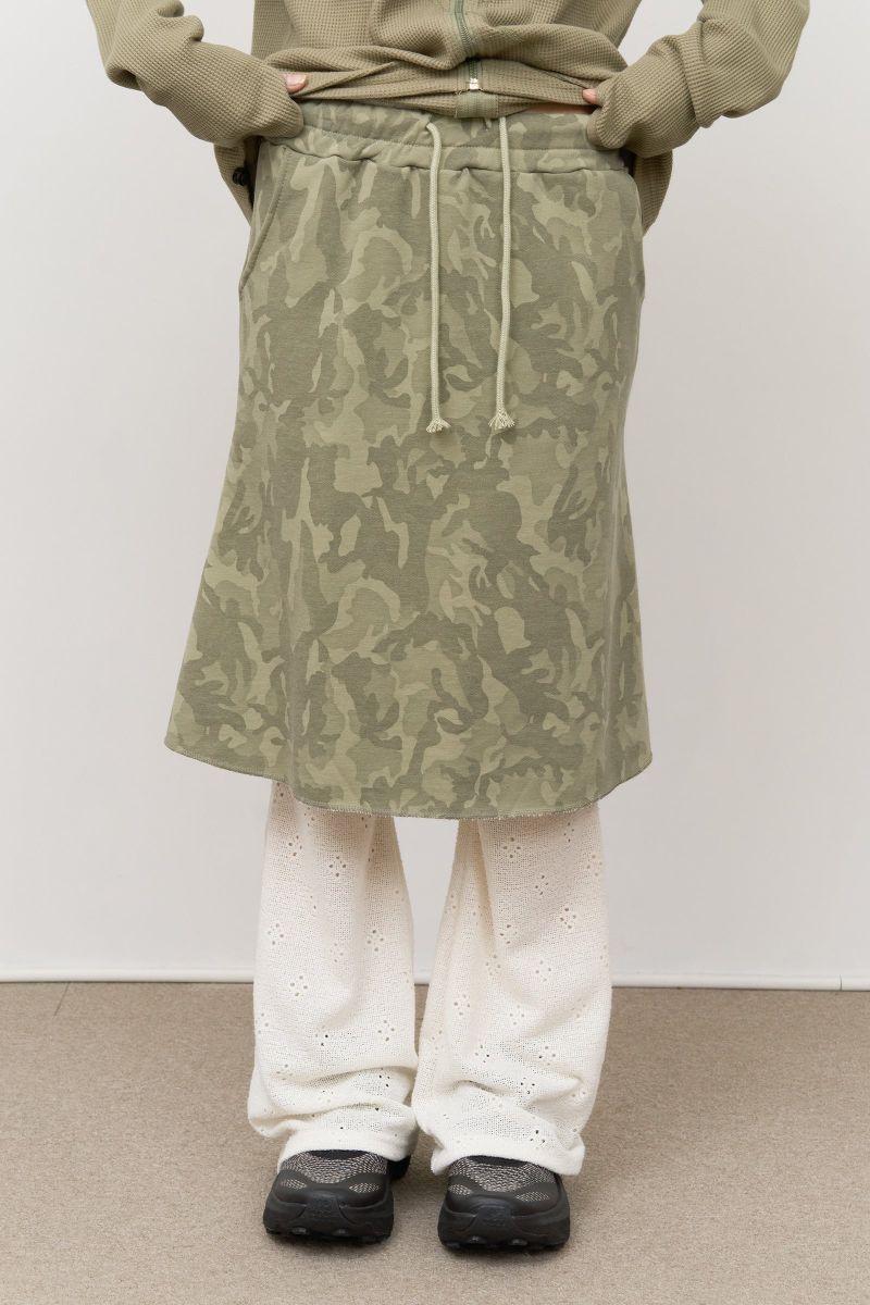 (W) Muse Camo Washed Skirt
