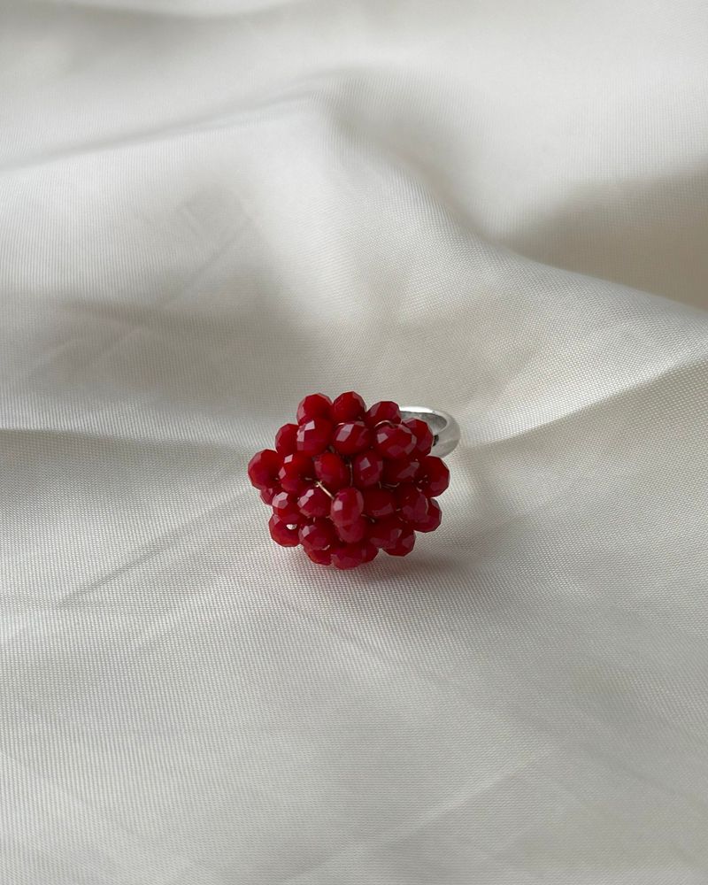 POKKI（ポッキ）の「[MADE] Red Floral Bloom Ring（Accessories）」