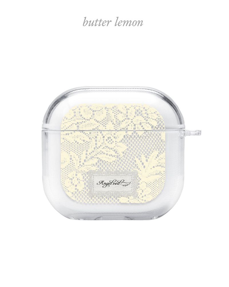 Angel Veil Lace AirPods Case rainbow