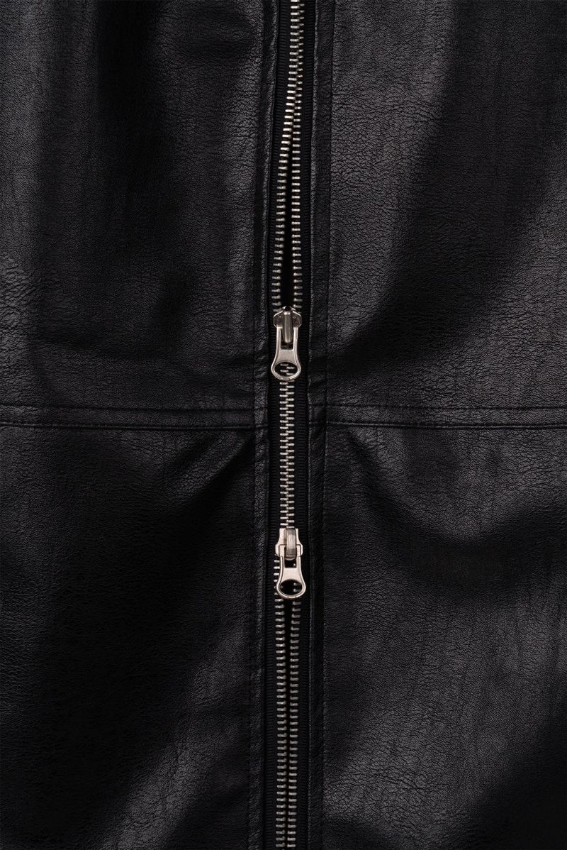 Sarto Oversized Leather Jacket