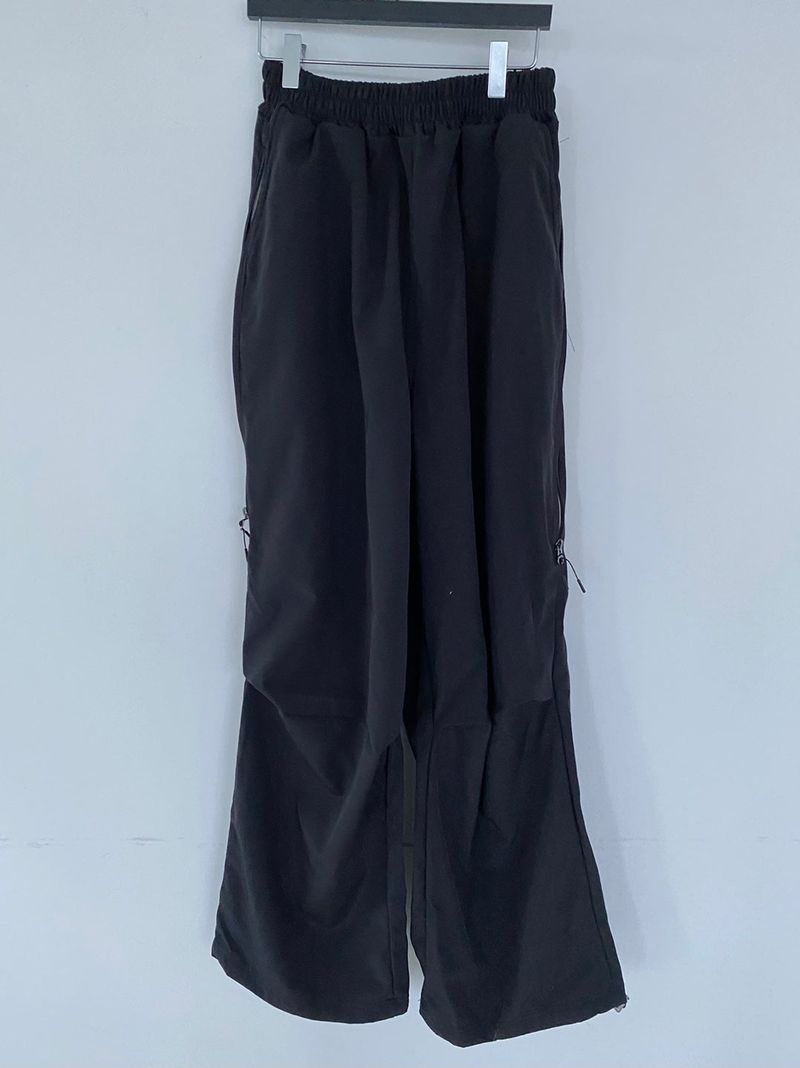 Color color zipper balloon pants 2C