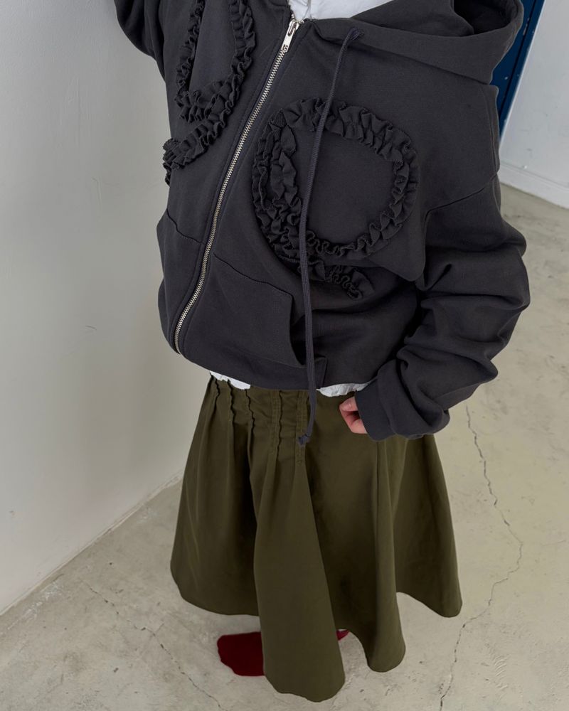 リンクルディテールスカート