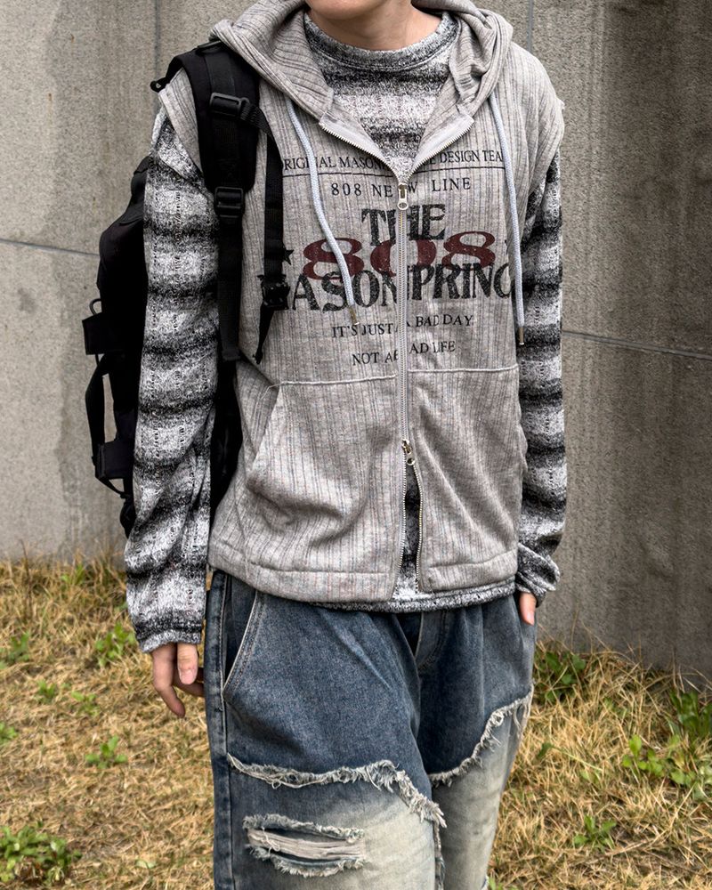 Kaiden Knit Hood Vest