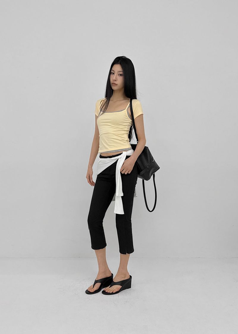 [MADE] Luandy Low-waist Summer Capri Pants