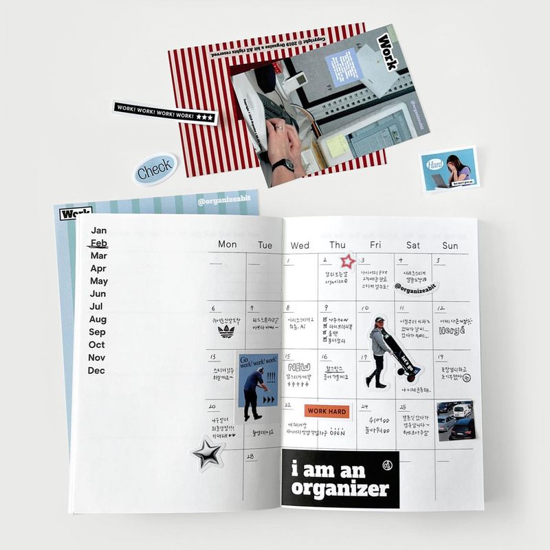 oab organize diary / soft cover