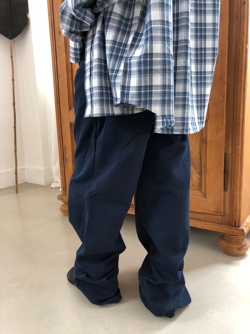 DAILY STRAIGHT COTTON PANTS
