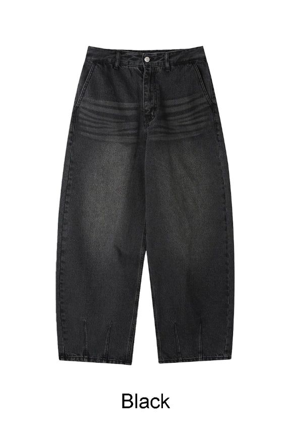 Hail Back Pocket Washed Denim Pants