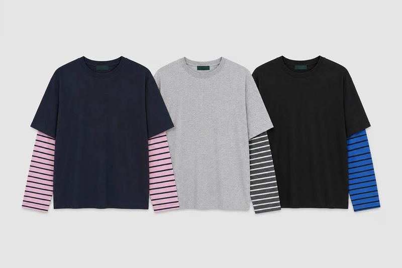 Tos Striped Layered Longsleeve