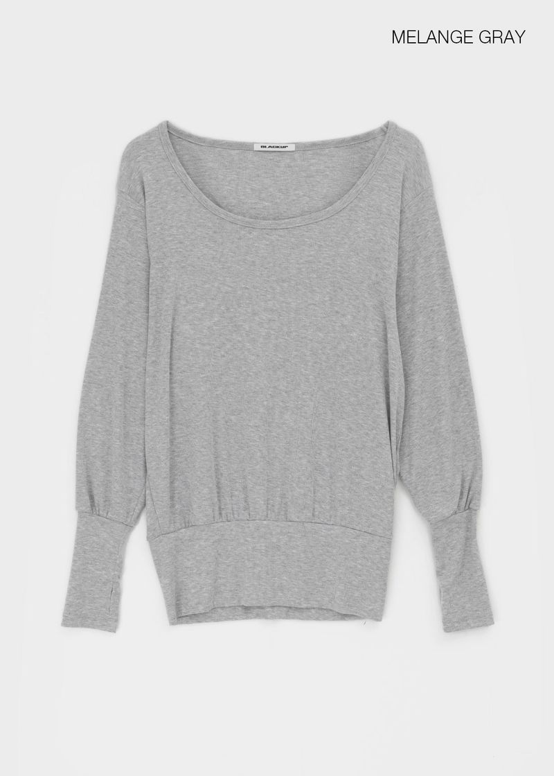 [MADE] Rubein One-Shoulder Warmer Long Sleeve Tee