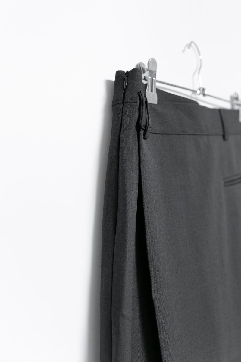 modern wrap lip-pocket skirt(2colors)