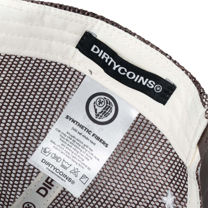 Mesh Cap DirtyCoins Wavy Get Shoot Brown