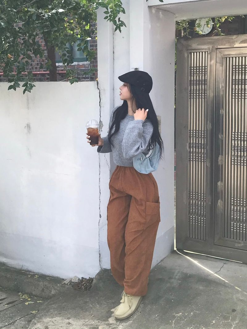 Kamut corduroy cargo pants