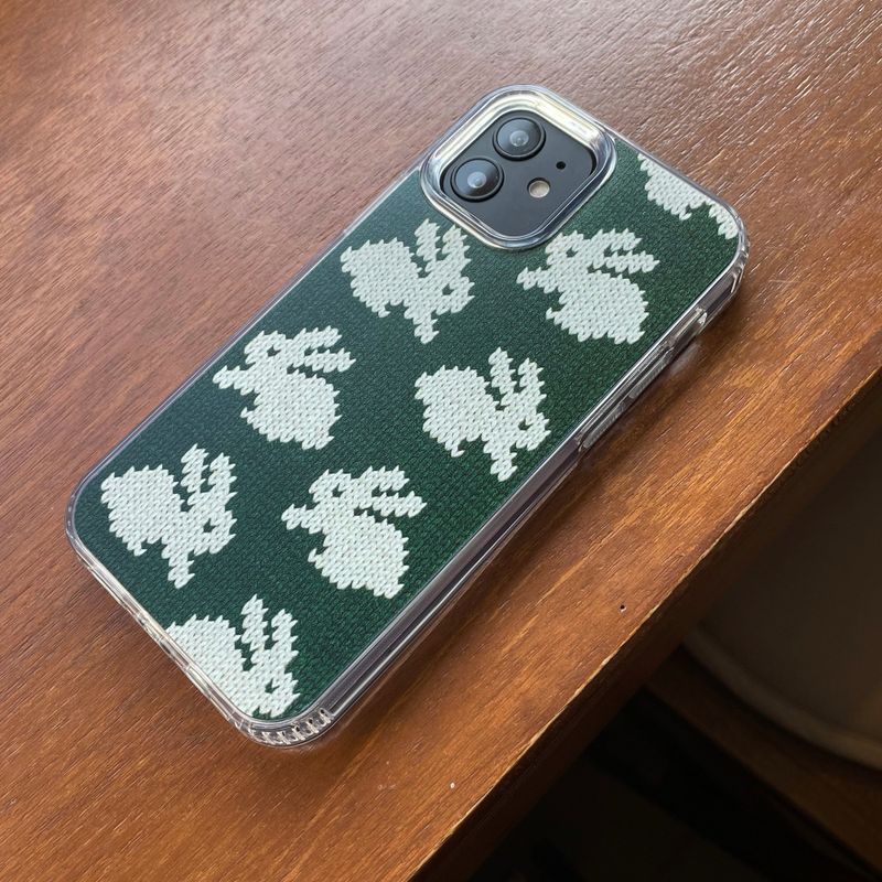BUNNY HARD JELL CASE_GREEN